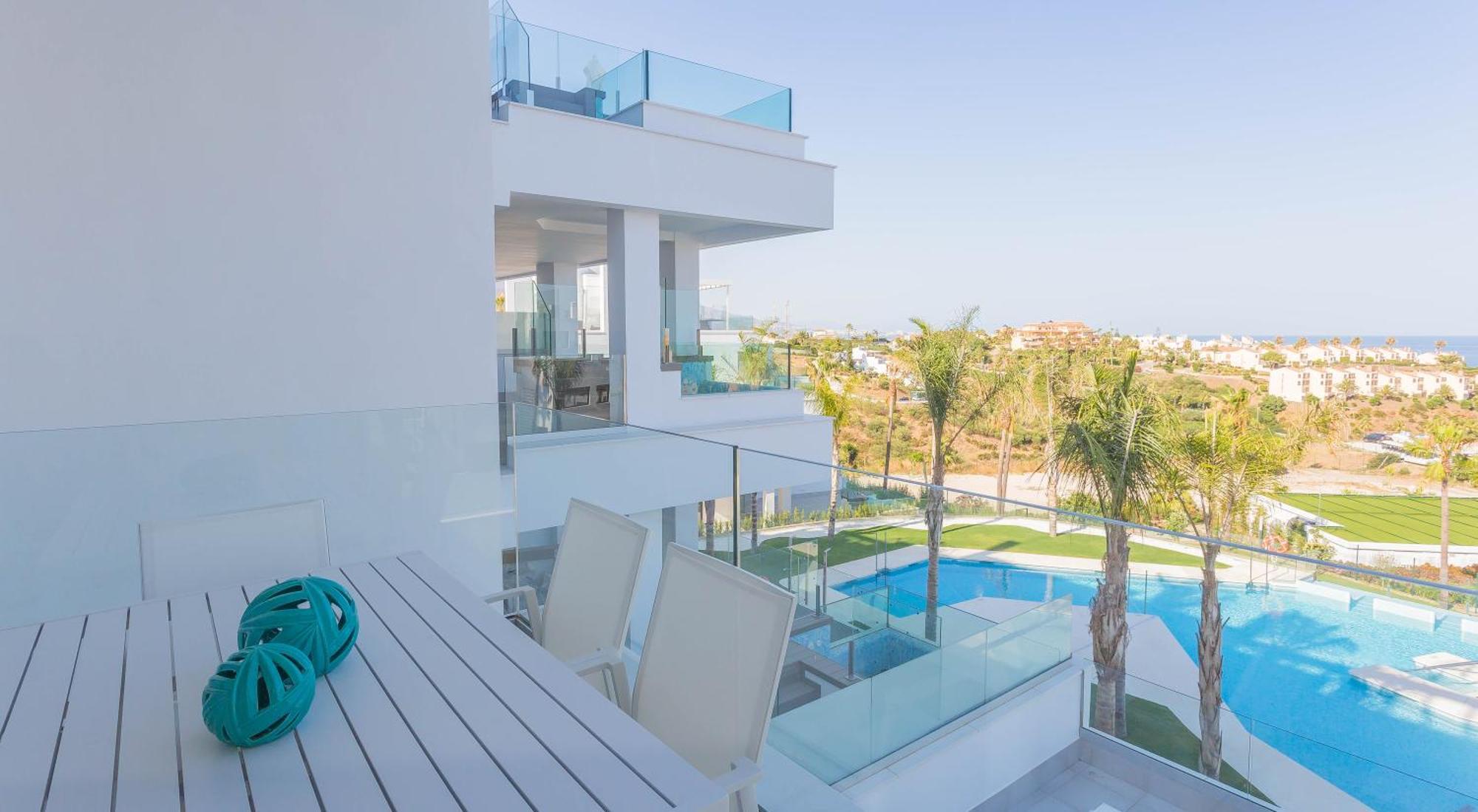 Ferienwohnung Luxury 2Br Seaviews - Santa Barbara Heights Fuengirola Exterior foto